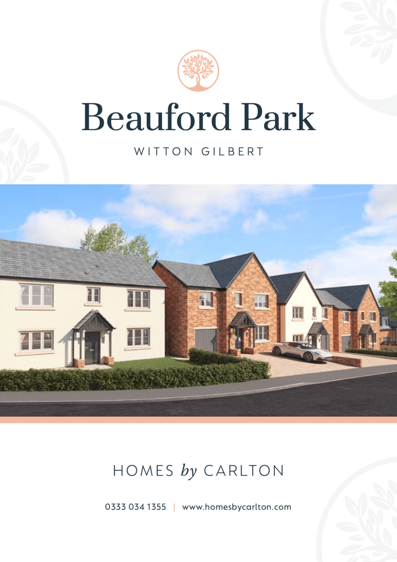 Beauford Park, Witton Gilbert New houses for sale Homes by Carlton